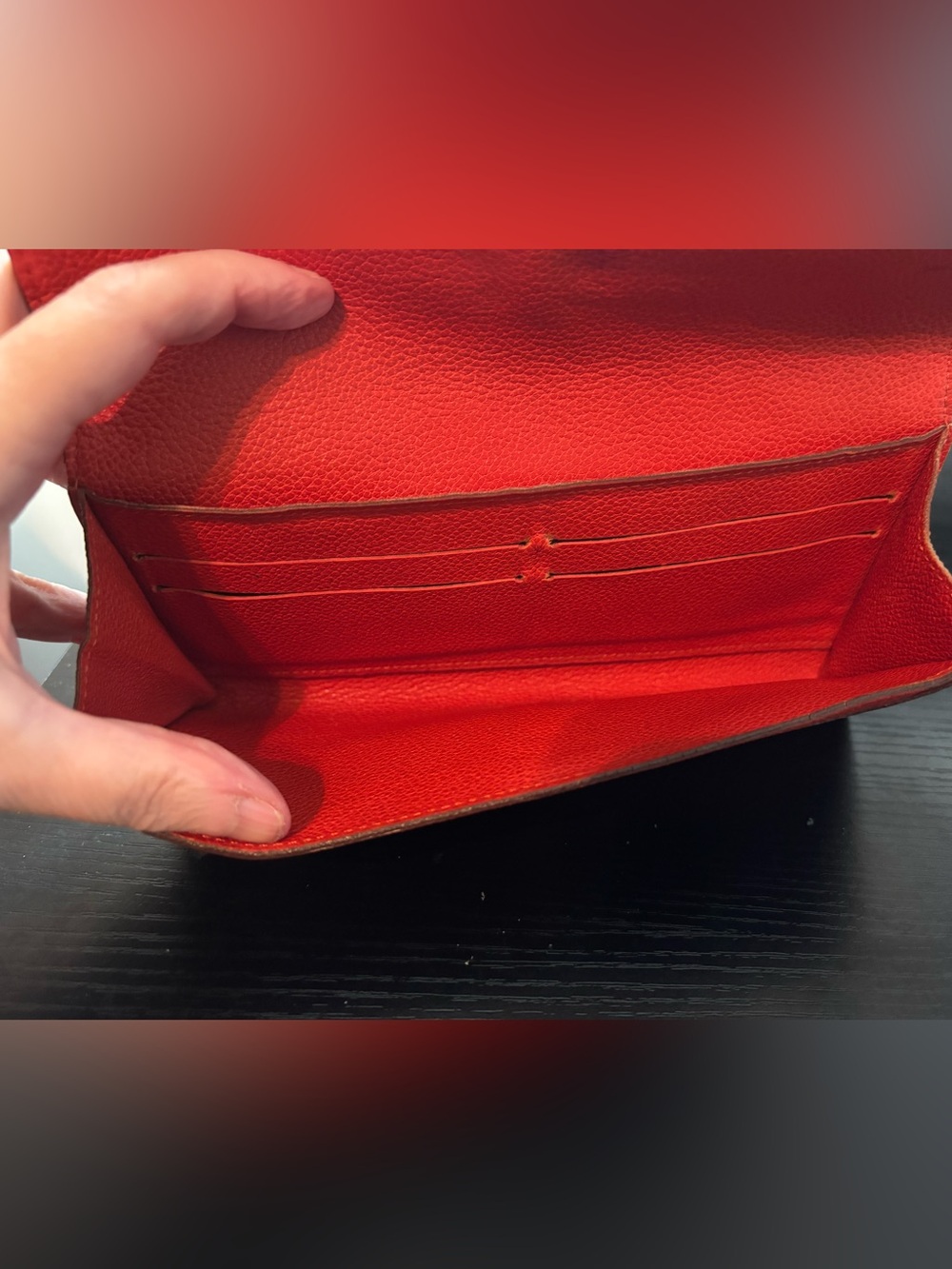 Authentic Louis Vuitton Monogram Empreinte Curieuse Long Wallet - Orient - Picture 7 of 10